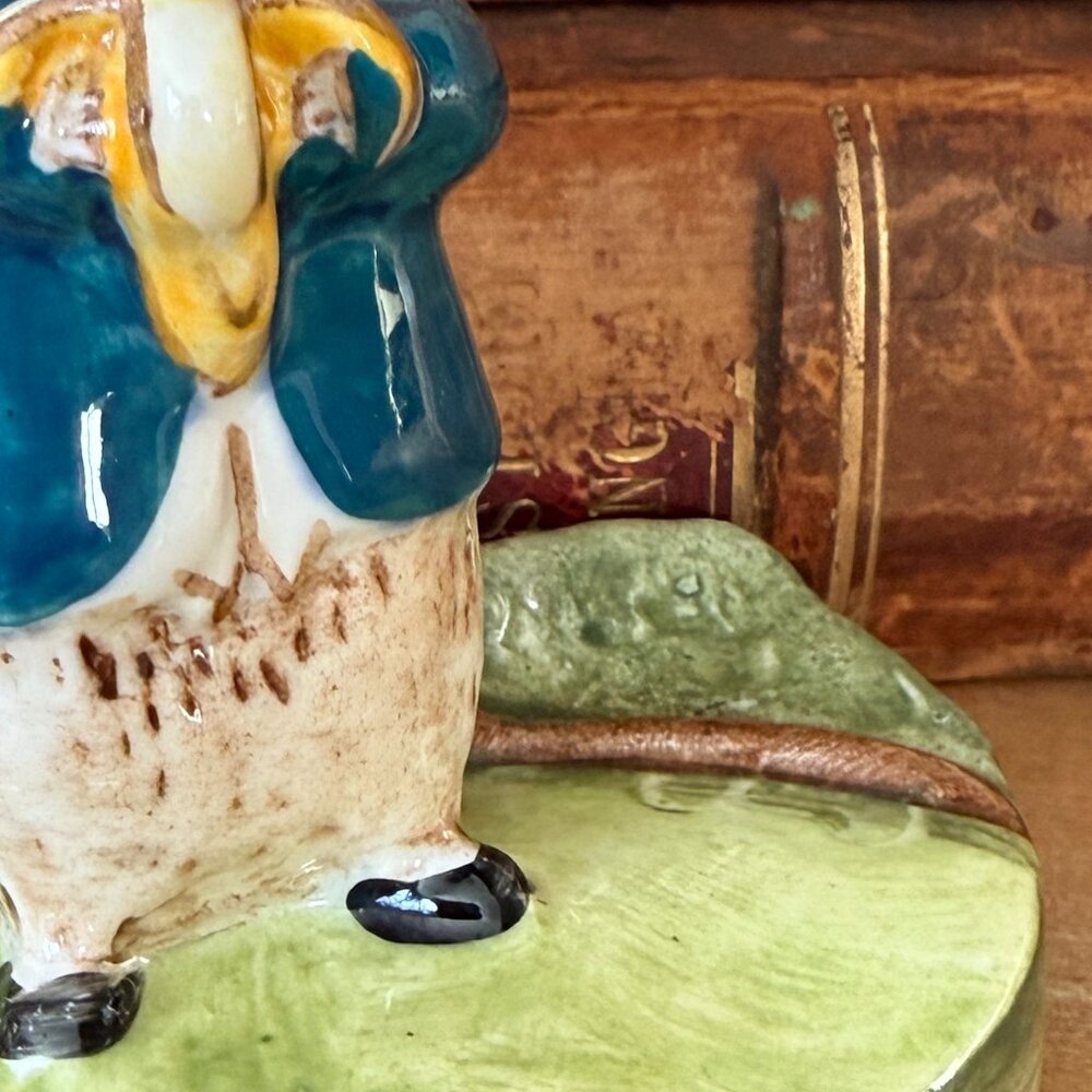 Vintage Beswick Kitty Mac Bride "A Snack" Mouse with Banana - Picture 5 of 13